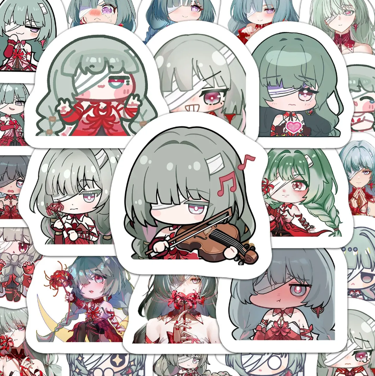Accessories Laptop - 60Pcs Wuthering Waves Phrolova Anime Student