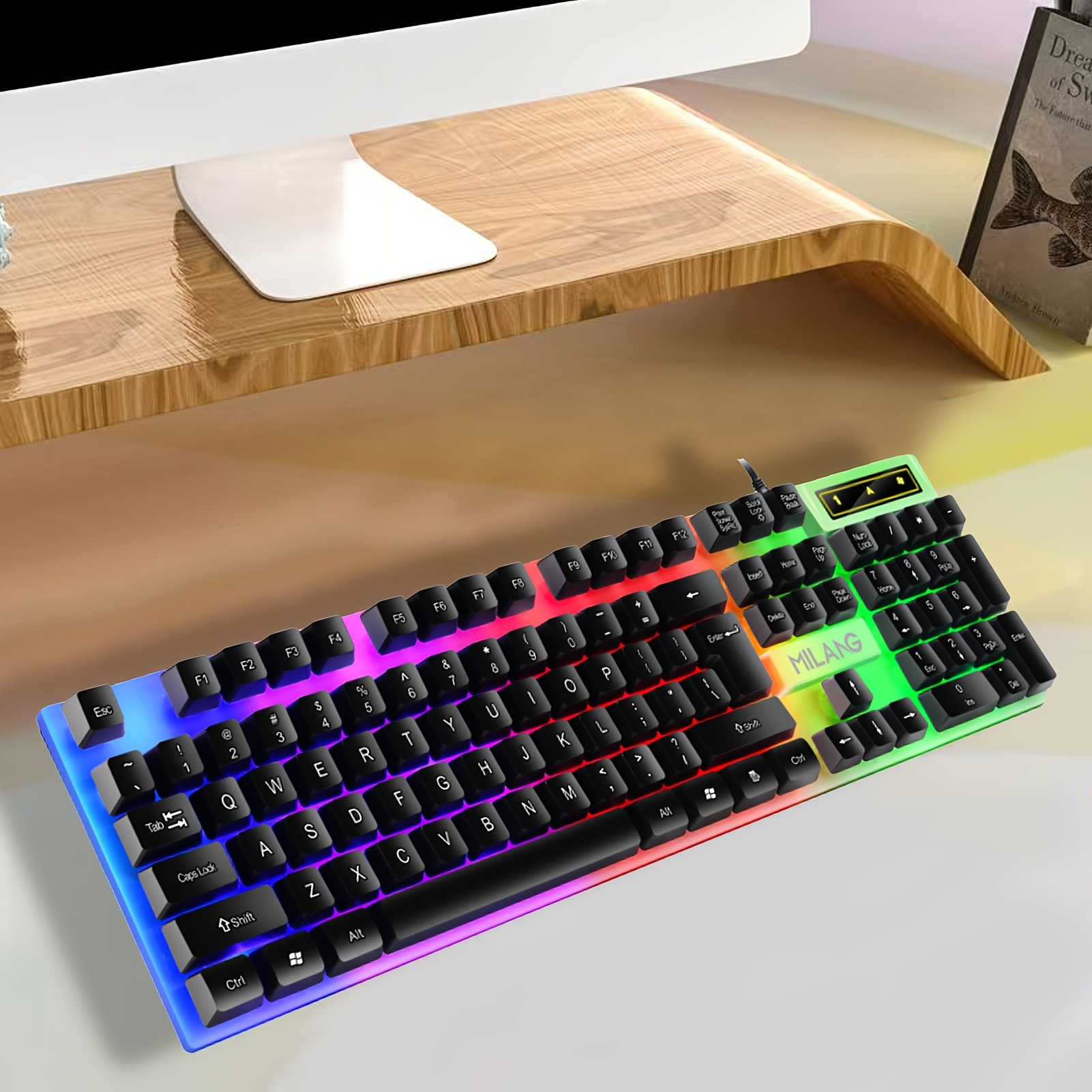 1pcsRGB Backlit Gaming Keyboar - Laptop Accessories Combo Set recensie en prijs