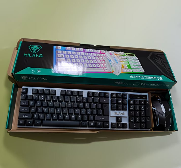 1pcsRGB Backlit Gaming Keyboar - Laptop Accessories Combo Set recensie en prijs