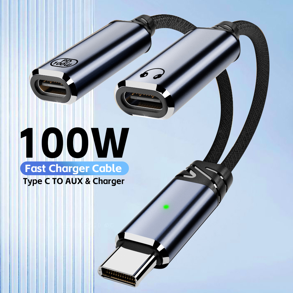 USB C Splitter 2 in 1 Headphon - Laptop Accessories Price recensie en prijs