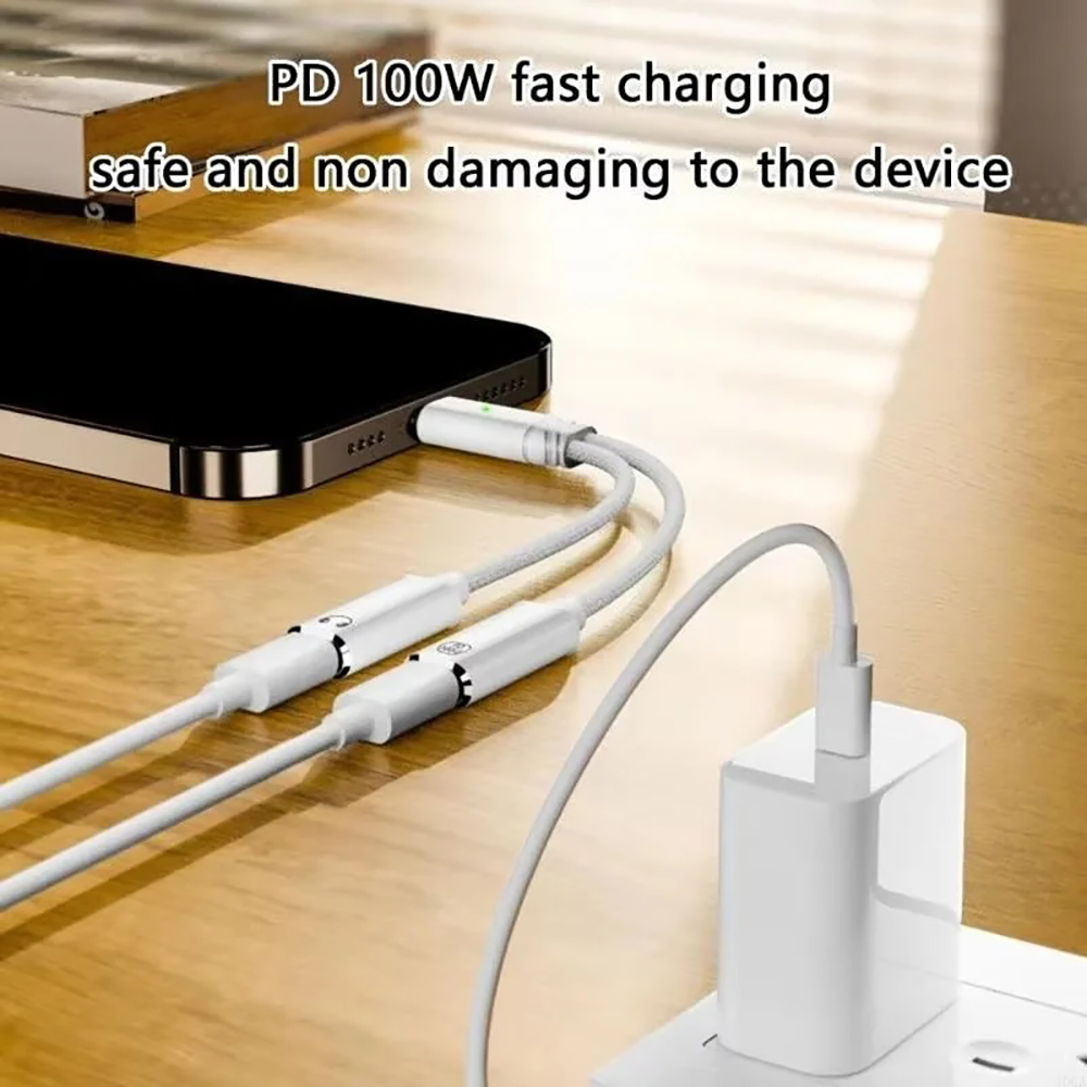 USB C Splitter 2 in 1 Headphon - Laptop Accessories Price recensie en prijs