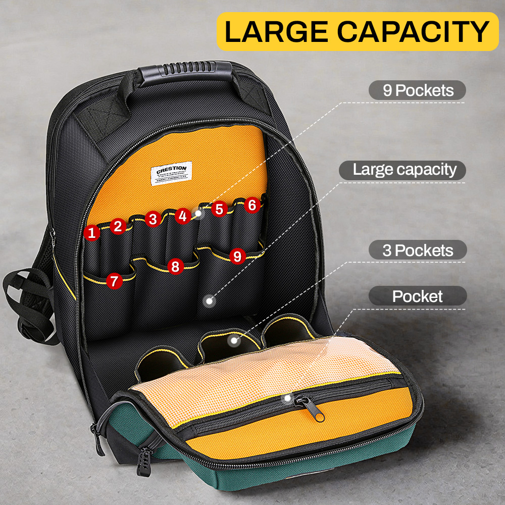Tool Backpack, Multi-Pocket El - Laptop Accessories Organizer Bag recensie en prijs