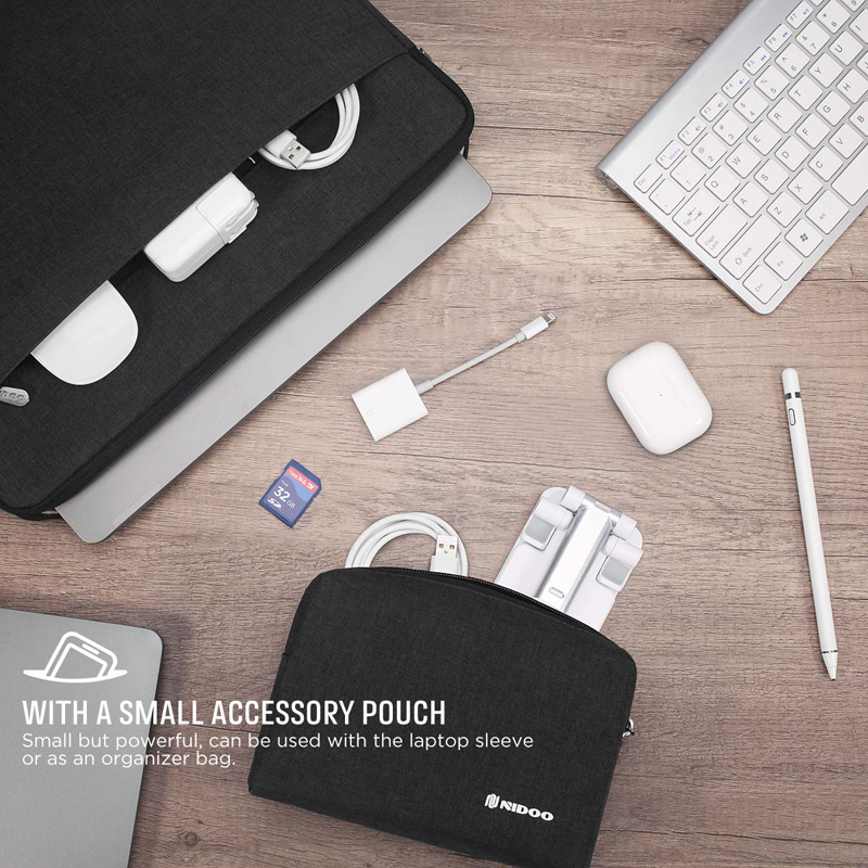 NIDOO Waterproof Laptop Sleeve - Laptop Accessories Organizer Bag recensie en prijs