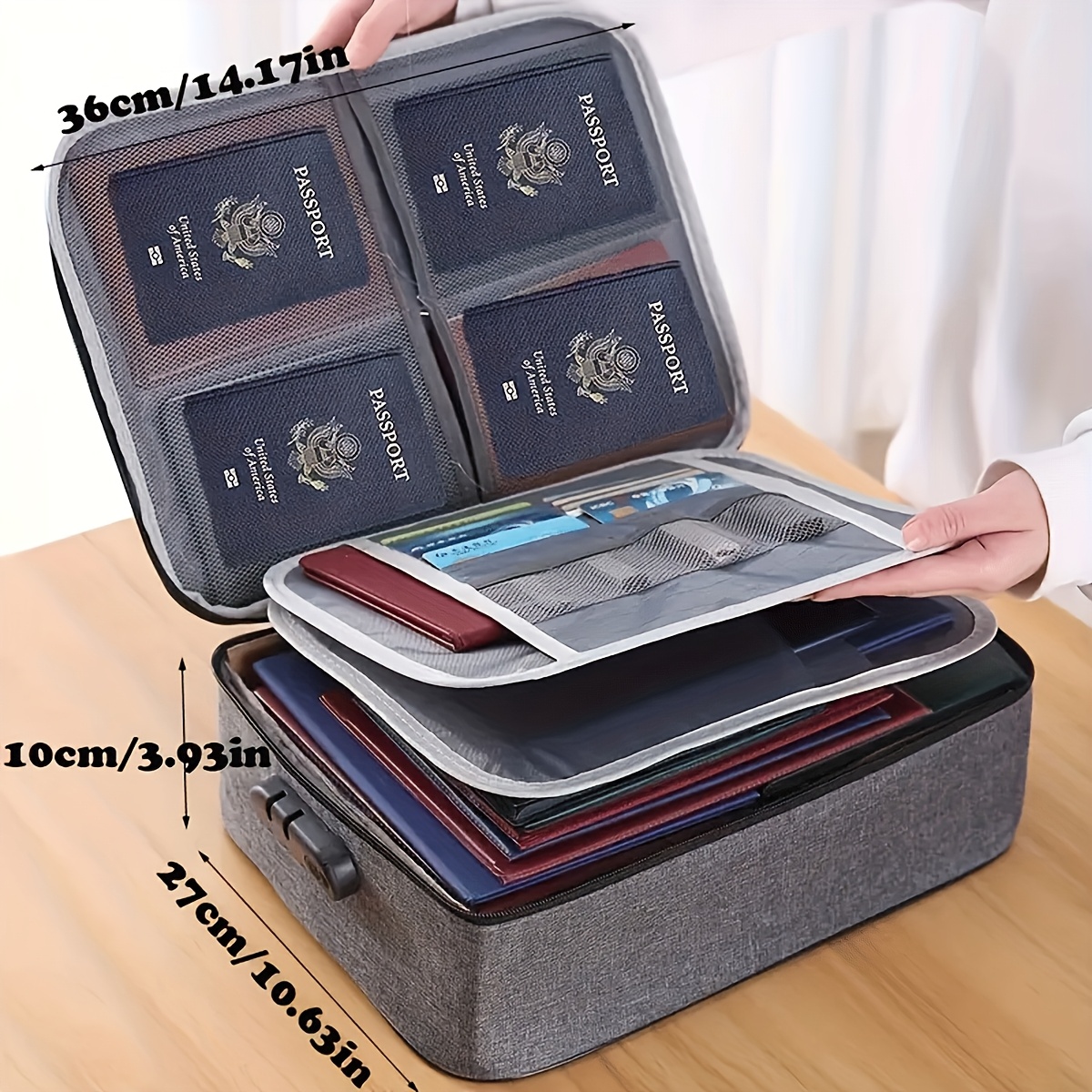 Lockable File Storage Bag,3-La - Laptop Accessories Organizer Bag recensie en prijs