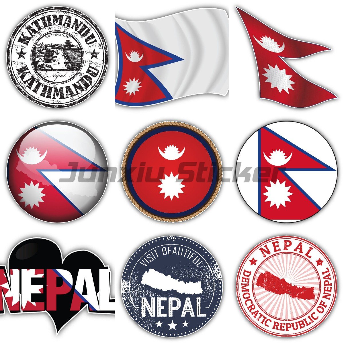 Nepal Flag Bumper Vinyl Bicycl - Laptop Accessories In Nepal recensie en prijs