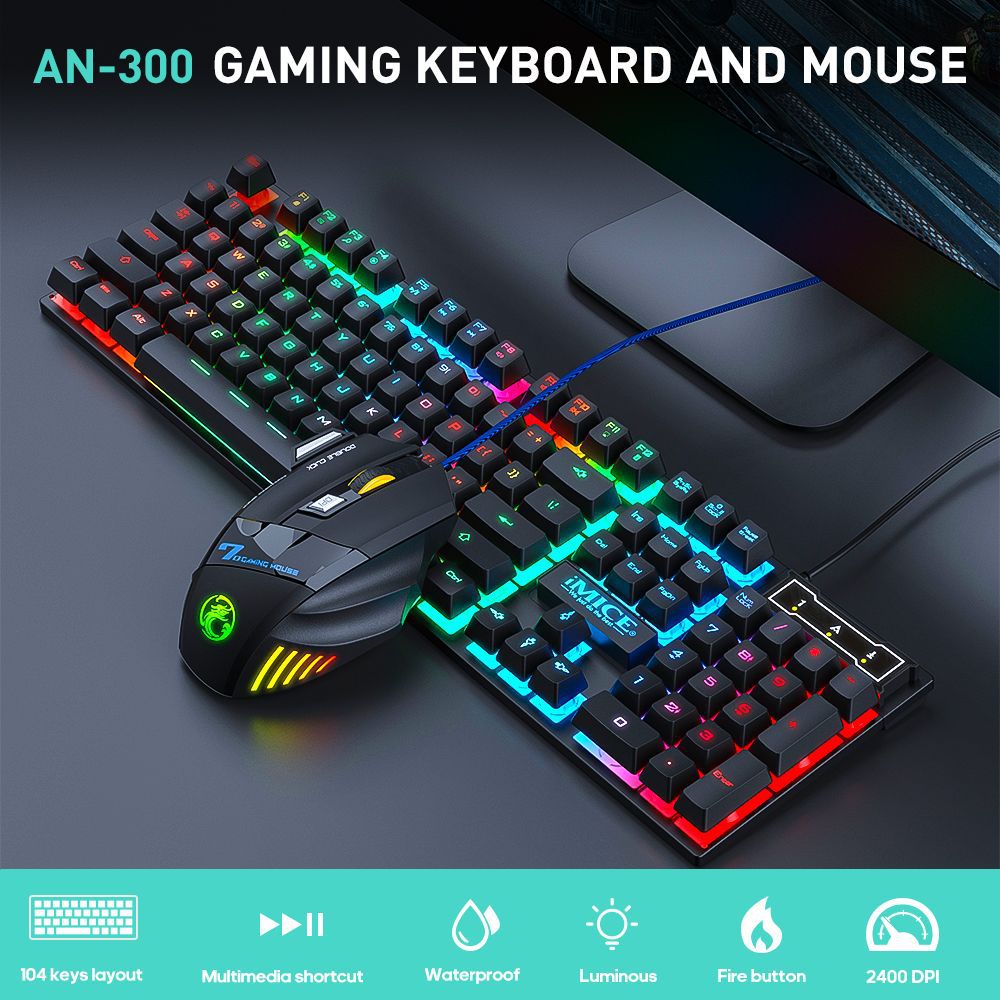 Waterproof Luminous Wired Gami - Laptop Accessories Combo Set recensie en prijs