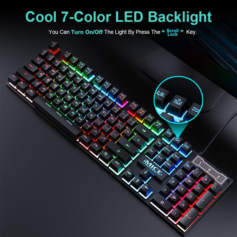 Waterproof Luminous Wired Gami - Laptop Accessories Combo Set recensie en prijs