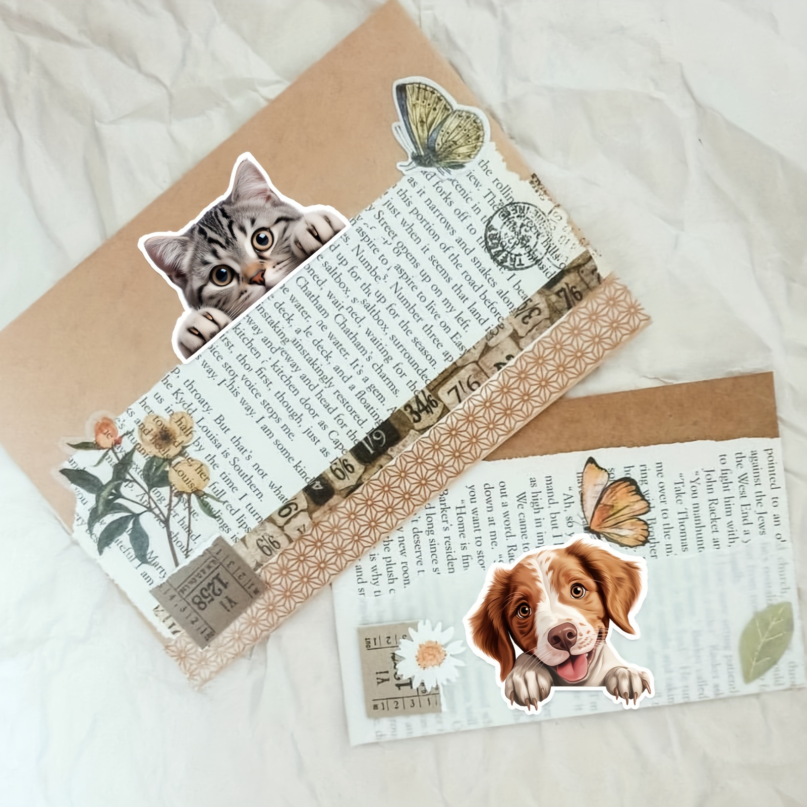 50pcs/Bag Fun Cat Dog Stickers - Laptop Accessories Organizer Bag recensie en prijs