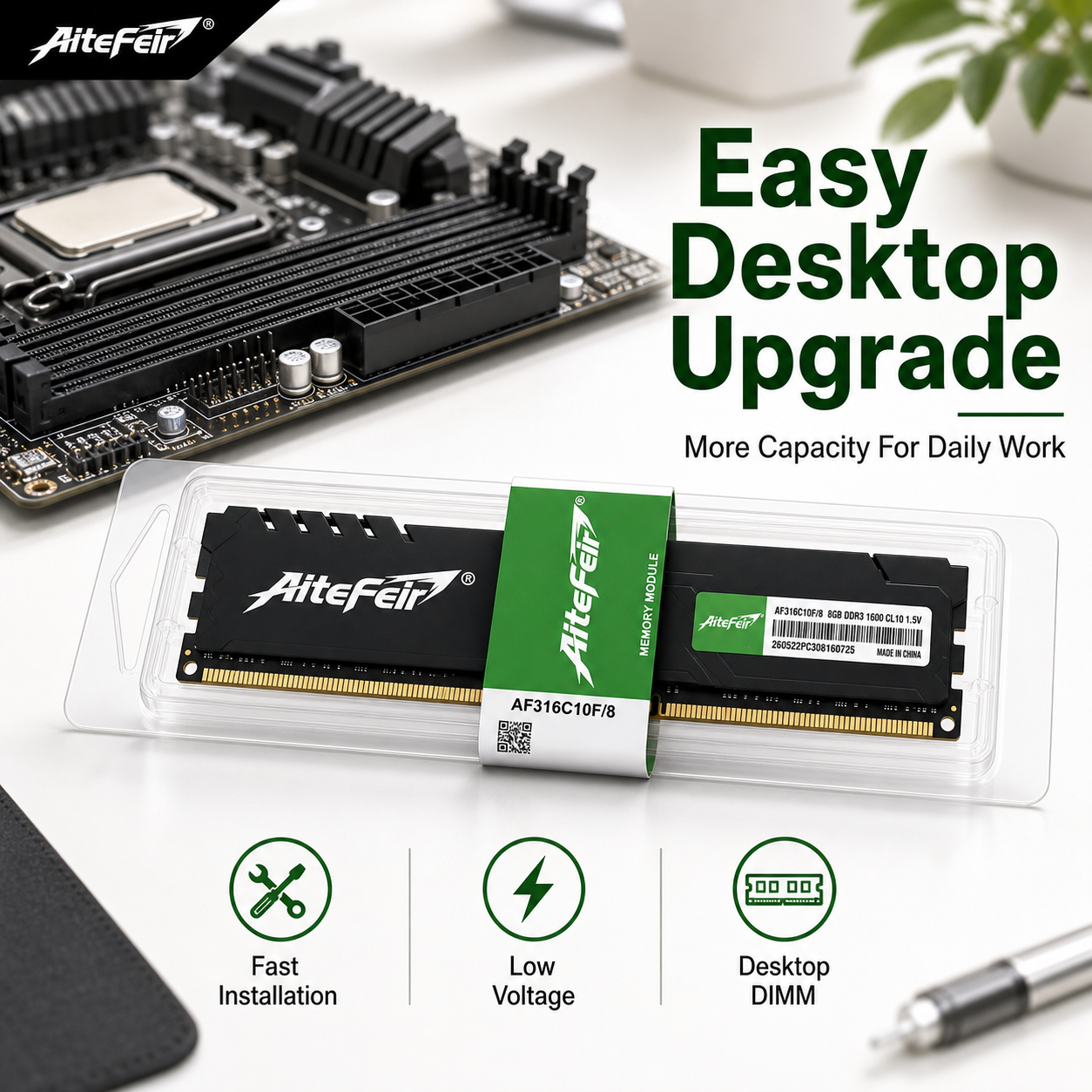 8GB DDR3 1600MHz RAM Desktop M - Memory Ram Upgrade recensie en prijs